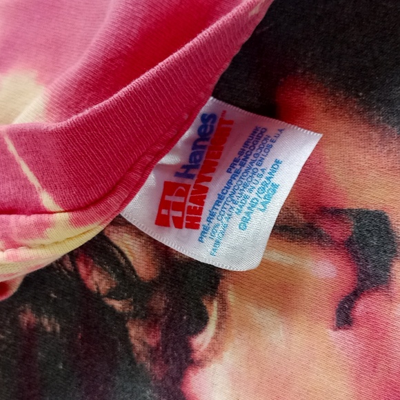 Vintage 1990s The Doors Tie Dye Single Stitch T-Shirt - Picture 2 of 5